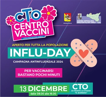 Influ Day CTO Centro Vaccini 13 Dicembre 2024